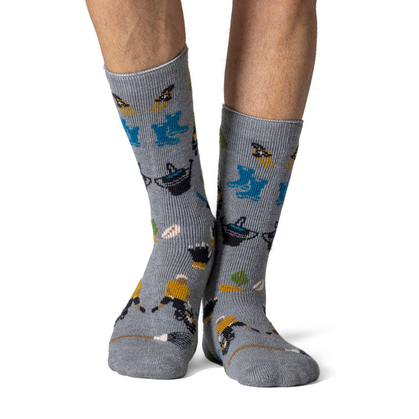 Mens Lite Warm Wishes Hobby Socks - Gardening Guru