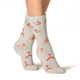 Ladies Lite Warm Wishes Hobby Socks - Positive Vibes