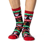 Mens Lite Christmas Socks - Ho Ho Ho