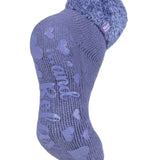 Ladies Original Godolphin Lounge Socks with Turnover Feather Top
