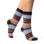 Ladies Original Kaizen Socks - Black & Orange