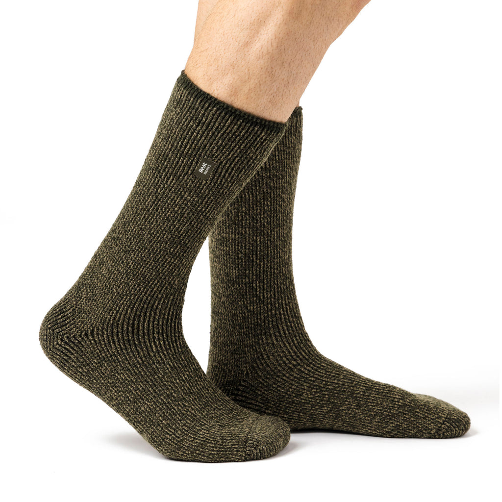 Mens Original Outdoors Merino Wool Blend Socks - Khaki – Heat Holders