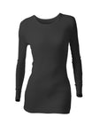 Ladies Thermal Long Sleeve Vest - Black