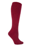 Ladies Original Long Wool Socks - Red