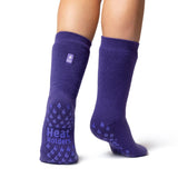 Ladies IOMI Dual Layer Raynaud's Slipper Socks - Lavender