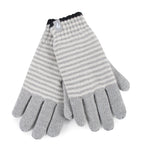 Ladies Oslo Thermal Gloves - Cloud Grey & Cream
