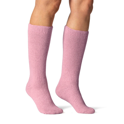 Ladies Original Long Leg Socks - Light Pink