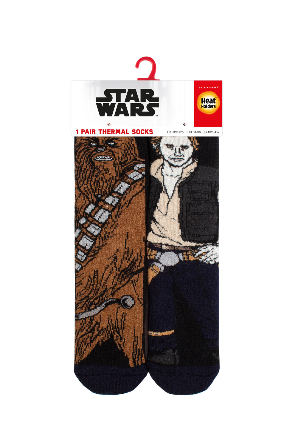 Kids Lite Star Wars Socks - Chewie & Han Solo