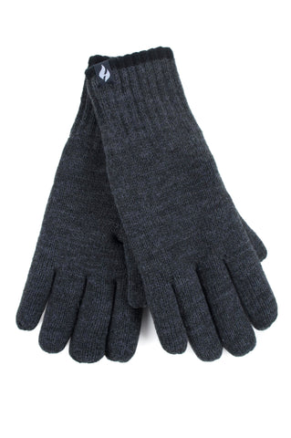 Mens Bowmont Thermal Gloves - Charcoal