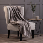 Giant Luxury Fleece Thermal Blanket/Throw 270cm x 240cm - Moon Rock