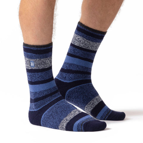 Mens Lite Stripe Socks - Middlewood – Heat Holders