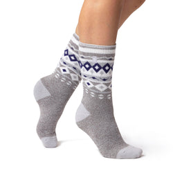 Ladies Lite Patterned Jacquard Socks - Witton