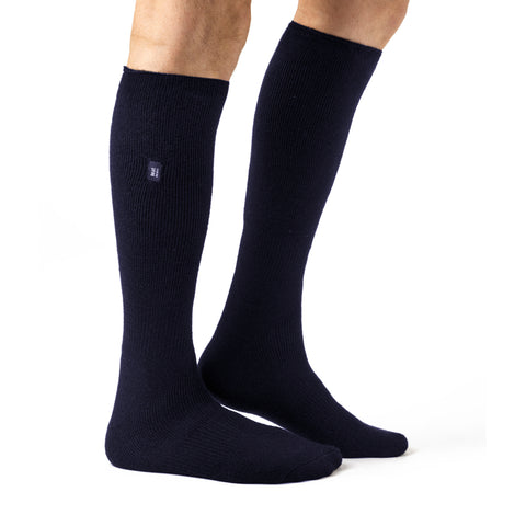 Mens Lite Kingfisher Long Thermal Socks - Navy