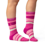 Ladies Lite Jacquard Stripe Socks - Clayton