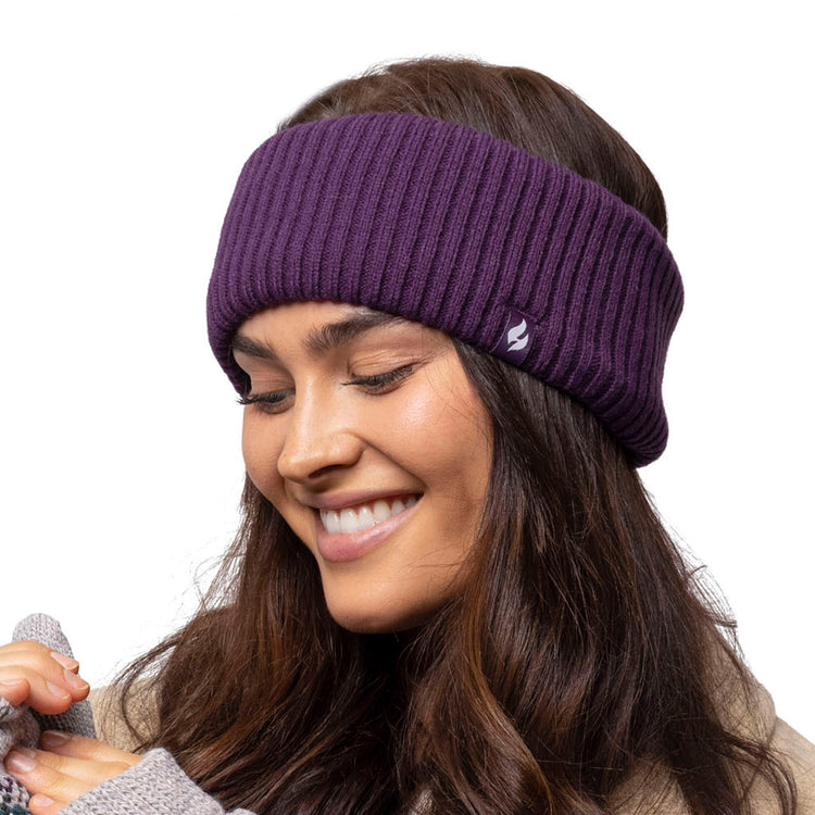 Ladies Padova Thermal Headband - Purple