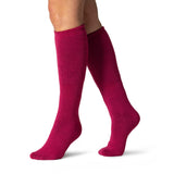 Ladies Lite Long Thermal Socks - Raspberry