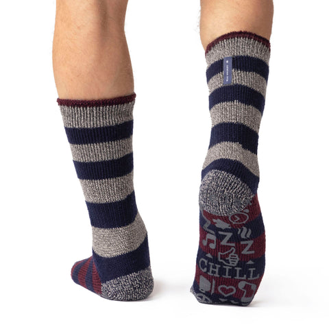 Mens Original Oakley Lounge Sock - Navy & Grey