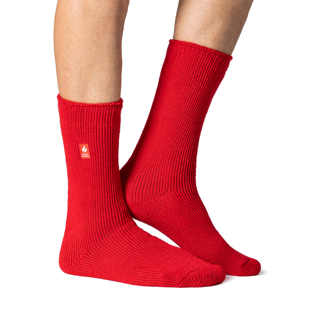 Mens Original Finch Thermal Socks - Red – Heat Holders
