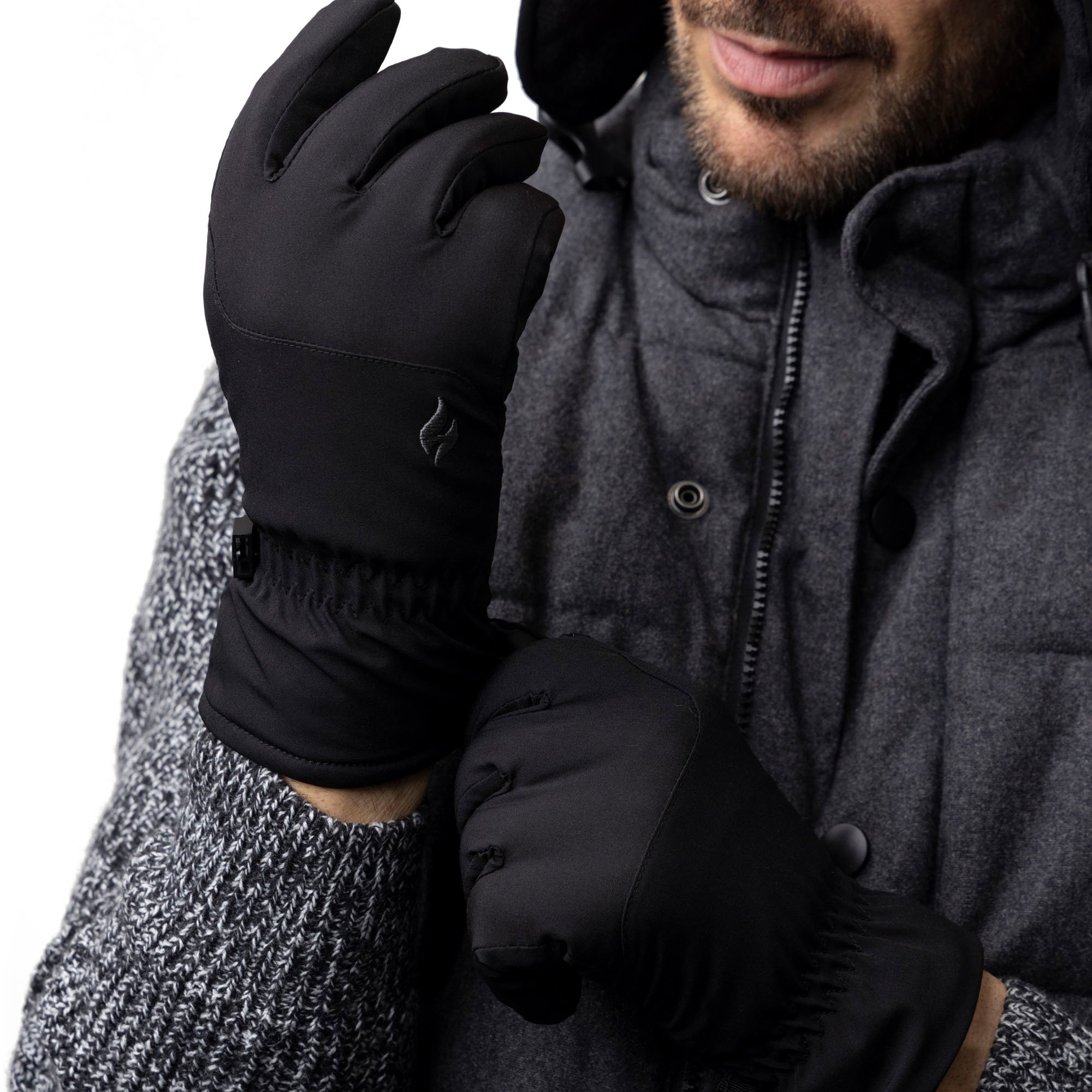 Heat Holders Men’s Thermal Winter Set – Wool Hat, Neck Warmer & Gloves, New With Tags