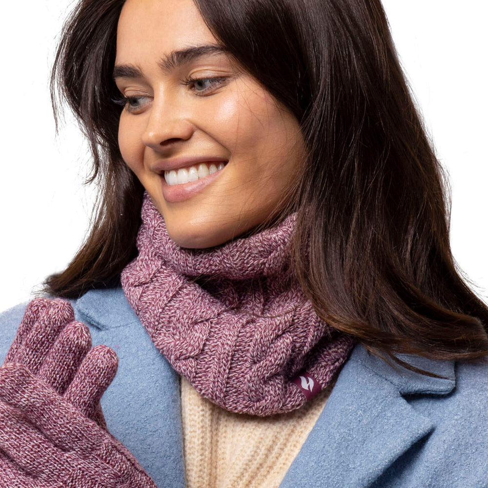 Ladies Marlow Neck Warmer - Rose