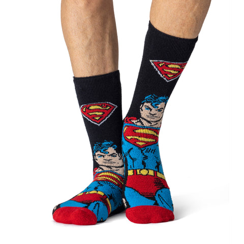 Mens Lite Licensed Character Socks - DC Superman