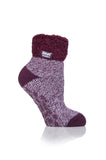Ladies Original The Ritz Lounge Socks with Turnover Feather Top