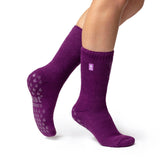 Ladies Original Thermal Slipper Socks - Violet