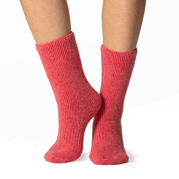 Ladies Original Wool Socks - Pink