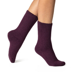 Ladies Original Wool Socks - Purple