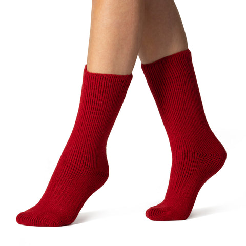 Ladies Original Wool Socks - Red