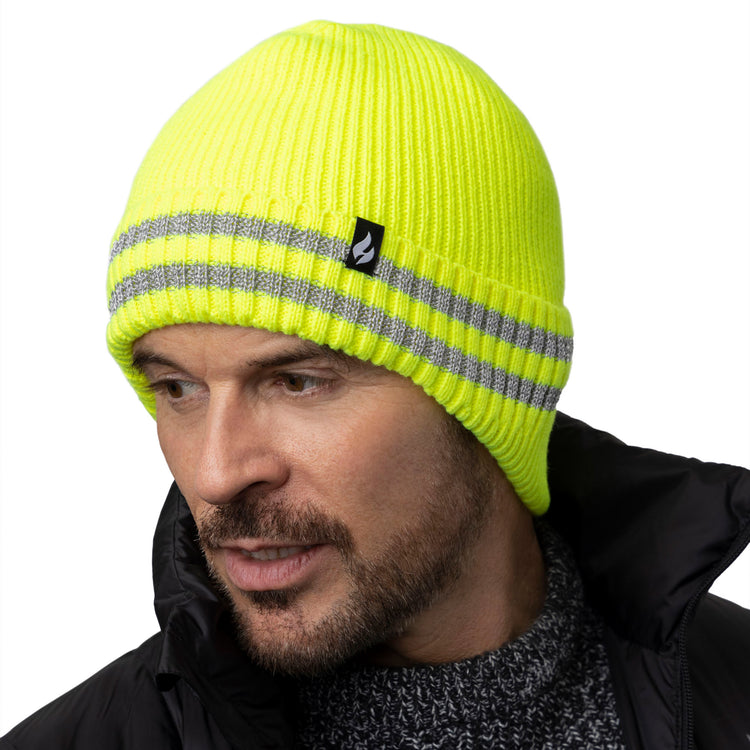 Mens Workforce Drop Neck Hat - Yellow