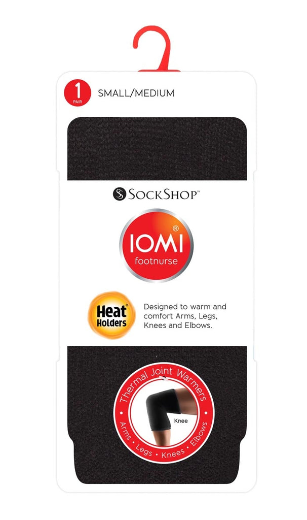 Unisex IOMI FootNurse Thermal Joint Warmers Black – Heat Holders
