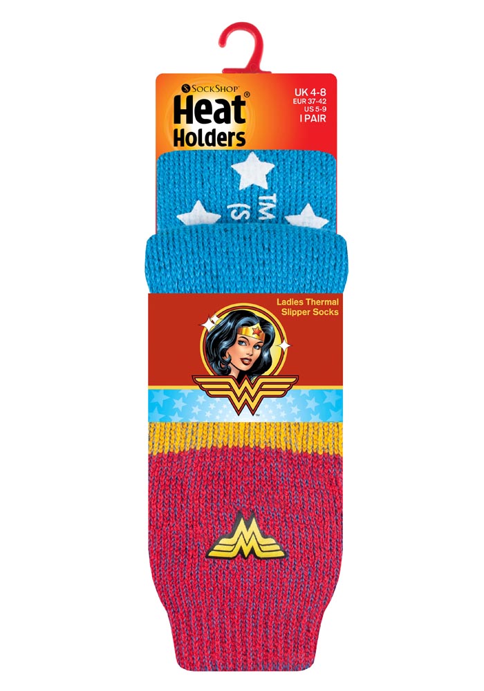 Ladies Original Slipper Socks - Wonder Woman