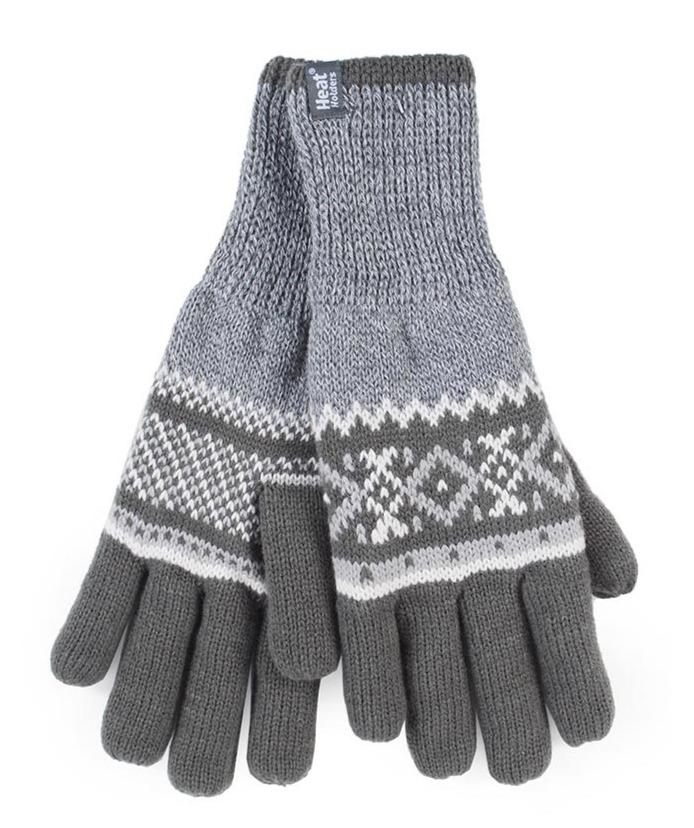 Mens Karlstad Thermal Gloves - Light Grey – Heat Holders
