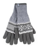 Mens Karlstad Thermal Gloves - Light Grey