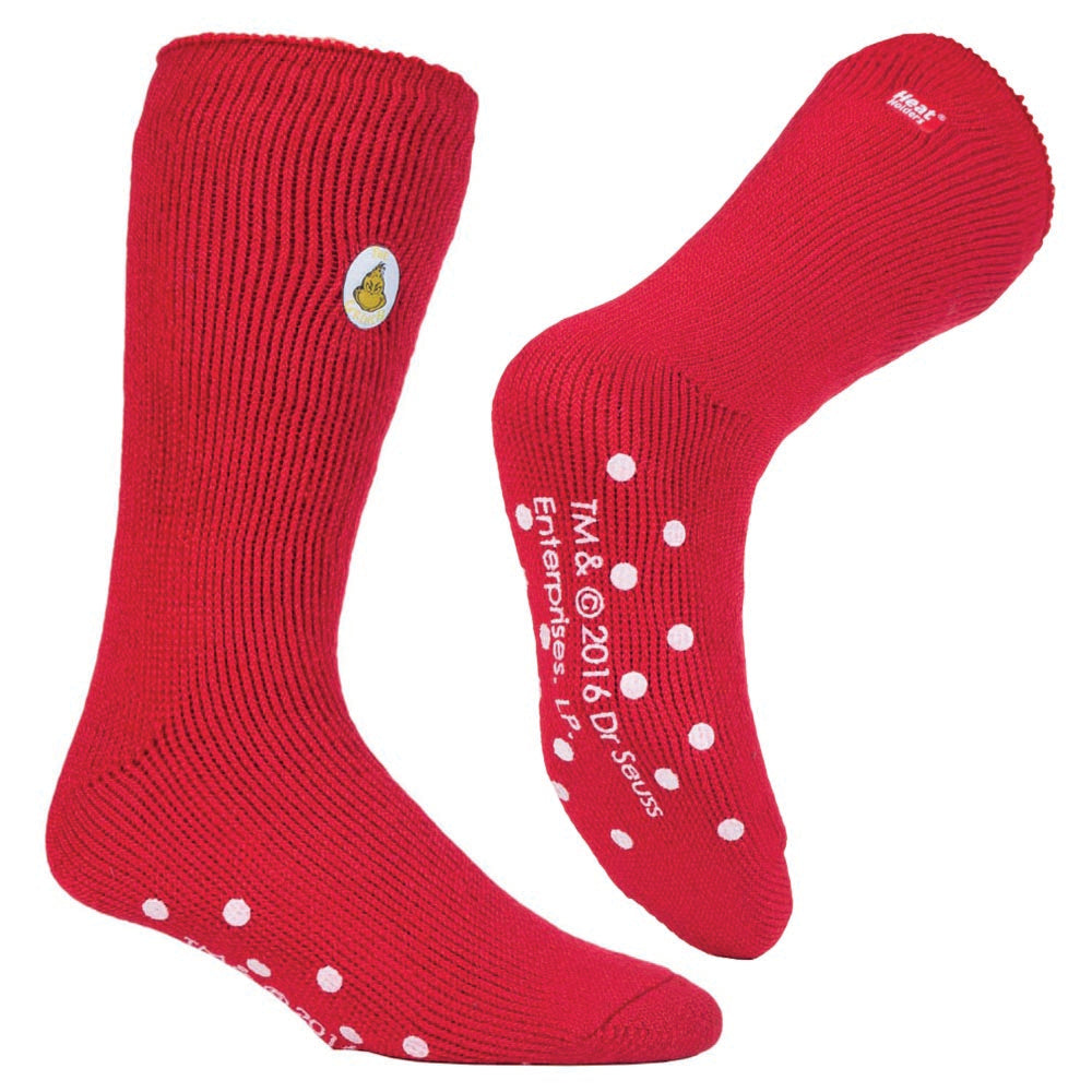 Mens Original Character Slipper Socks - The Grinch