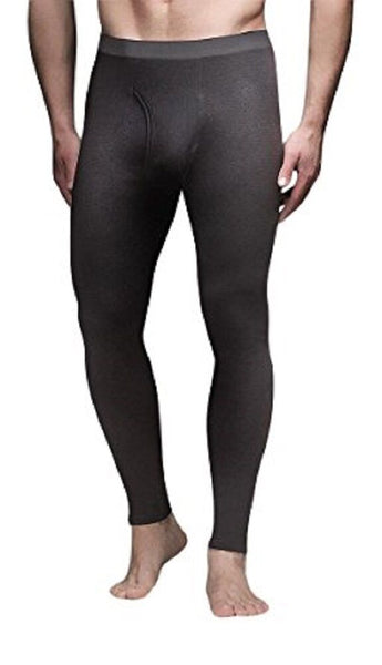 Mens Microfleece Baselayer Bottoms Black Heat Holders